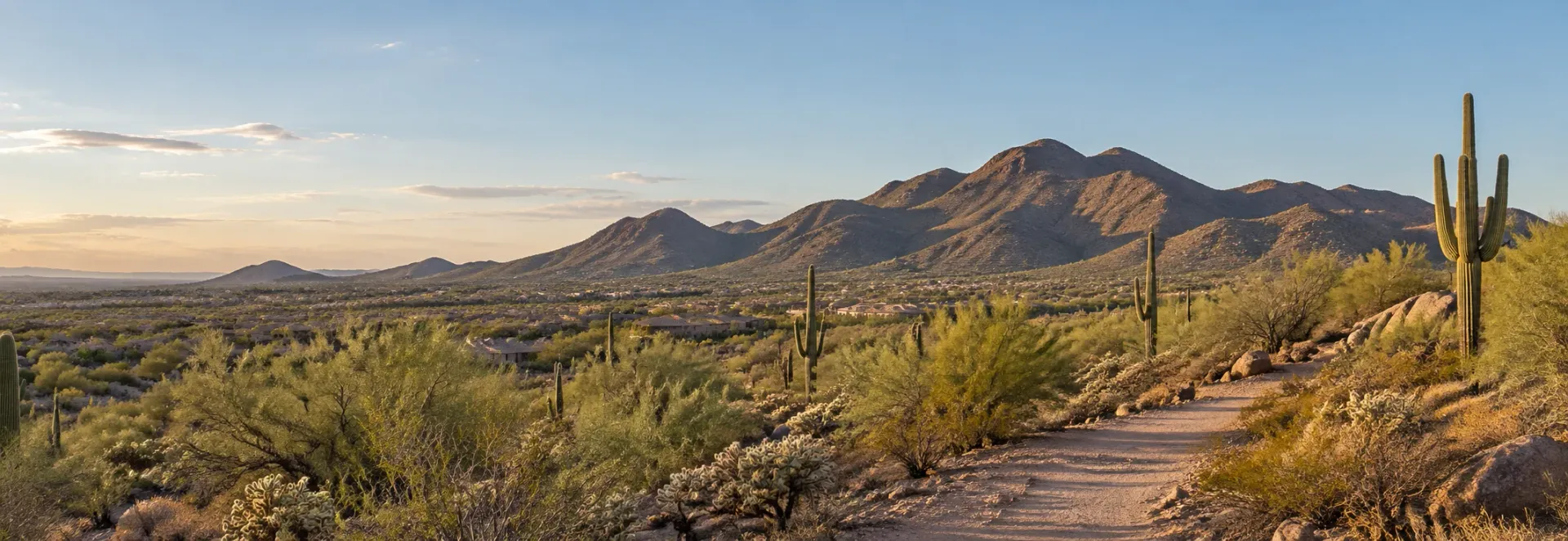 AI-generated illustration of a San Tan Valley-inspired local view